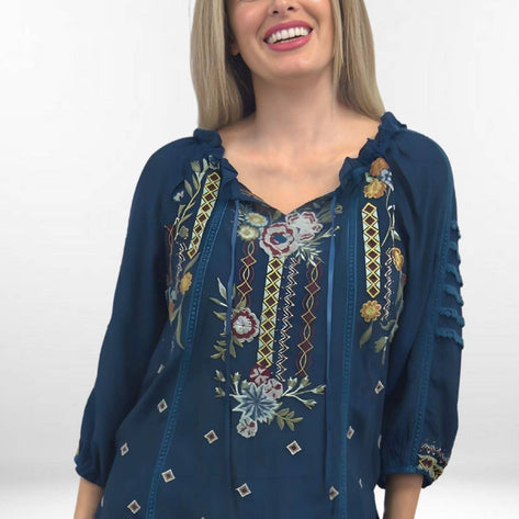 HAZEL PEASANT BLOUSE