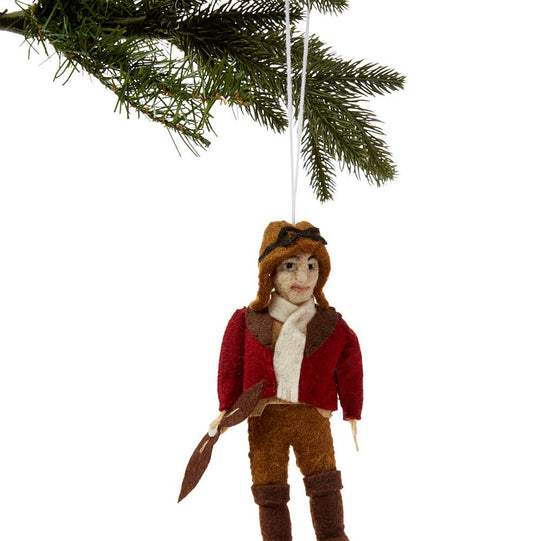 Amelia Earhart Ornament