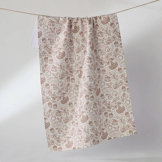 COZY FLORA TEA TOWEL
