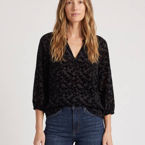 THE SEASON OF THE WITCH TOP IN BLACK