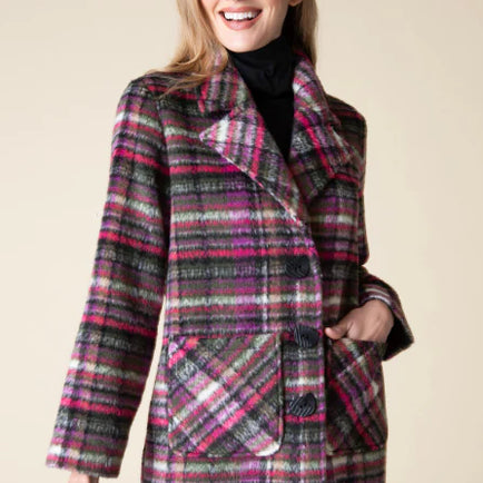 TOTALLY TARTAN CAR COAT