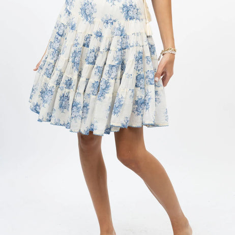 FIELD OF DREAMS TIERED SKIRT