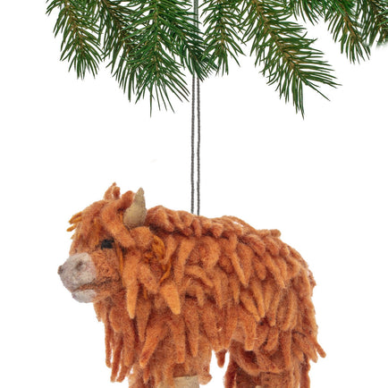 Highland Cow Ornament