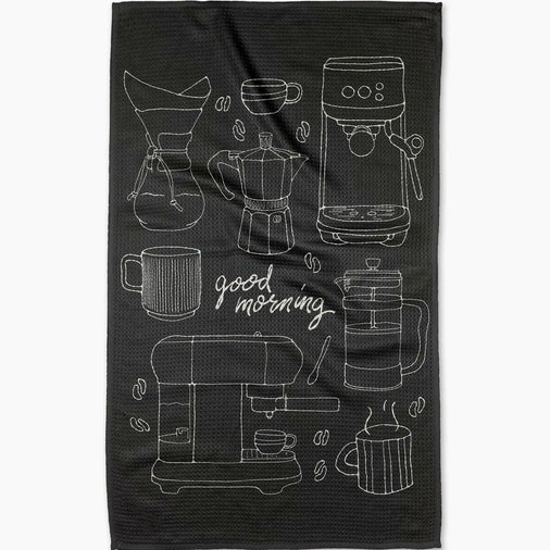 GOOD MORNING COFFEE TEA TOWEL