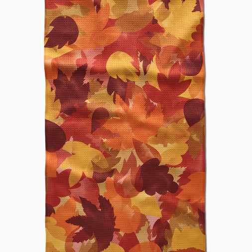 WATERCOLOR LEAVES TEA TOWEL
