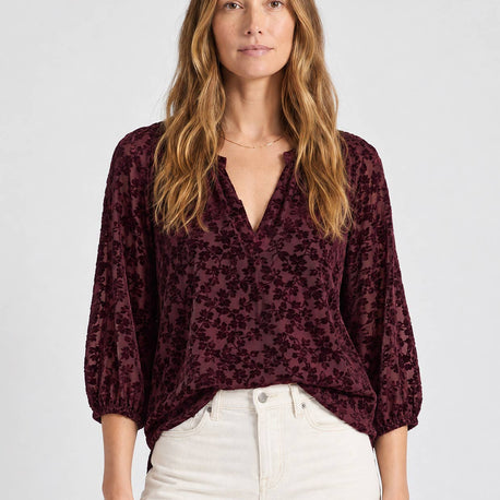 THE SEASON OF THE WITCH TOP IN MERLOT