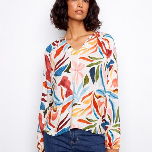 LENGTHENING DAYS BLOUSE