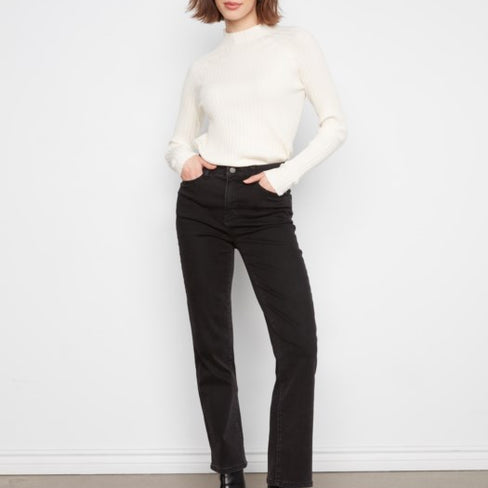 CHARCOAL STRAIGHT LEG 30