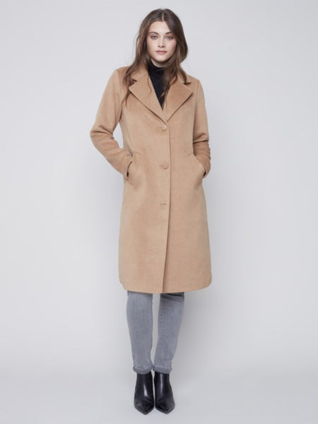 LONG COAT WITH SIDE SLITS