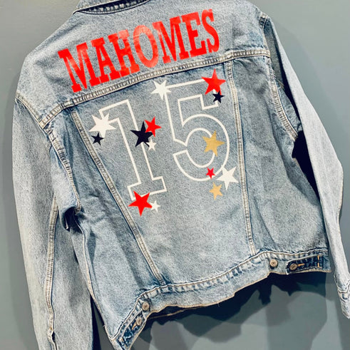 MAHOMES JEAN JACKET