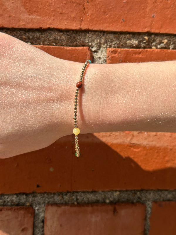 BAUBLE GOLD BEADED BRACELET