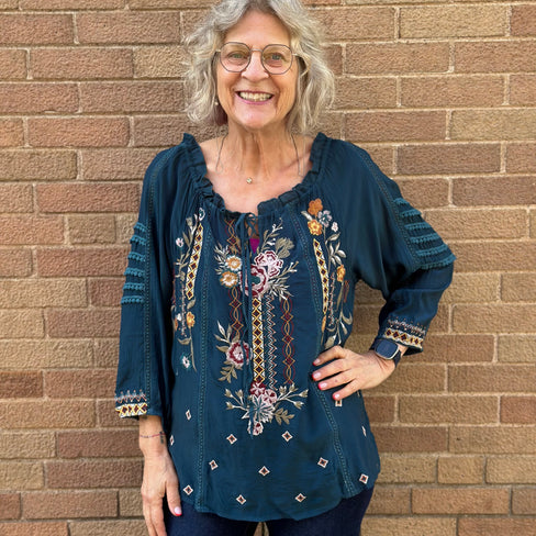 HAZEL PEASANT BLOUSE