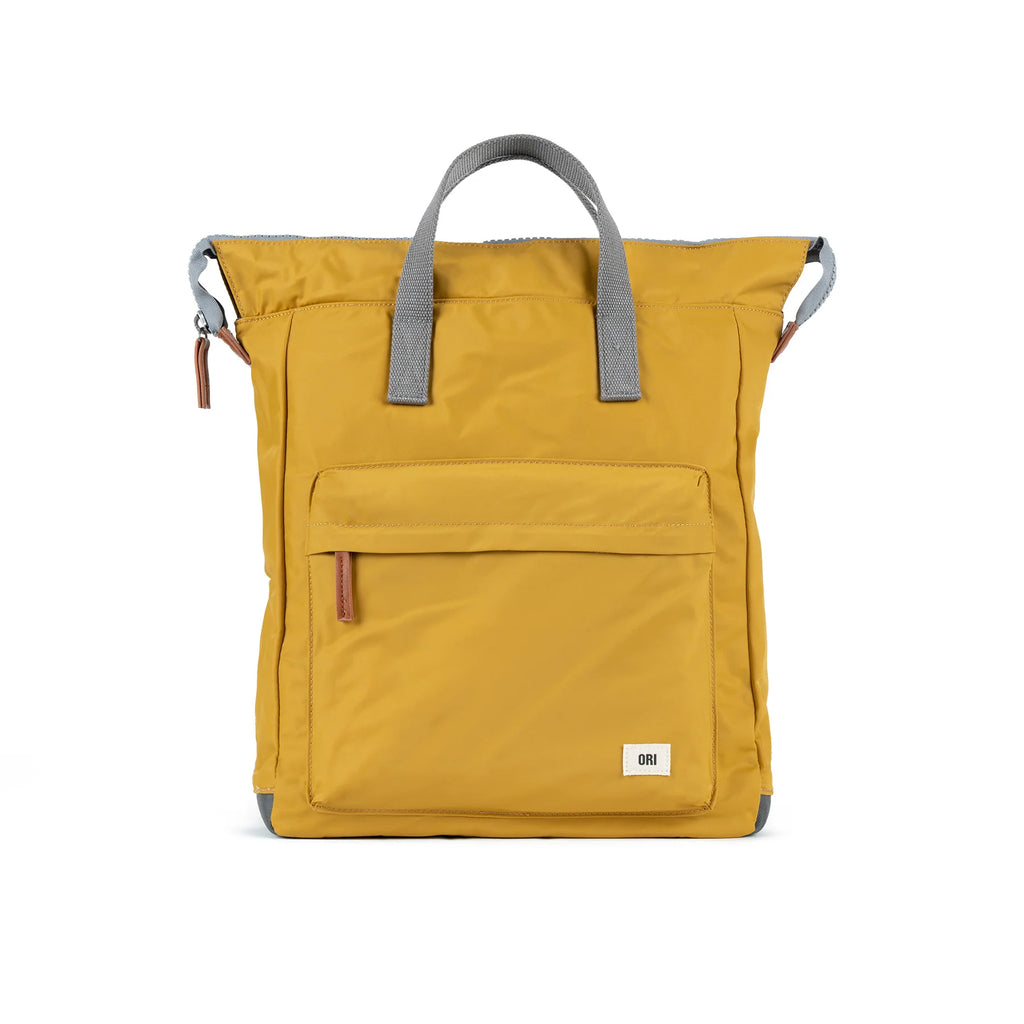 ROKA Bantry Backpack Tote - Recycled Nylon Unisex Bag With Laptop Sleeve, 14L Capacity