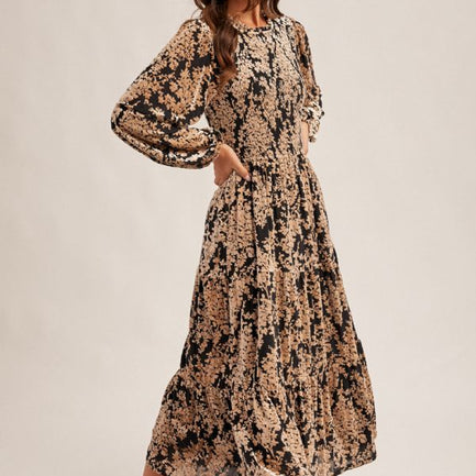 VELVET EVENINGS MIDI DRESS