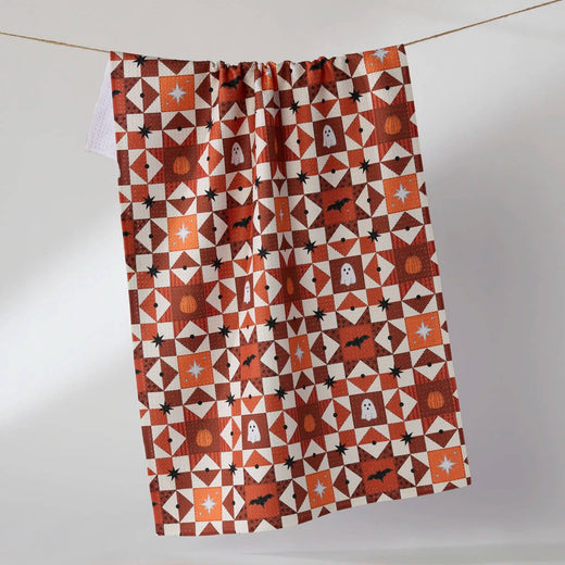 QUILT WORK TEA TOWEL