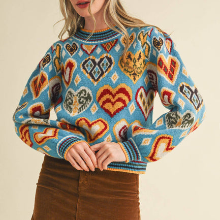 HEARTS APLENTY SWEATER