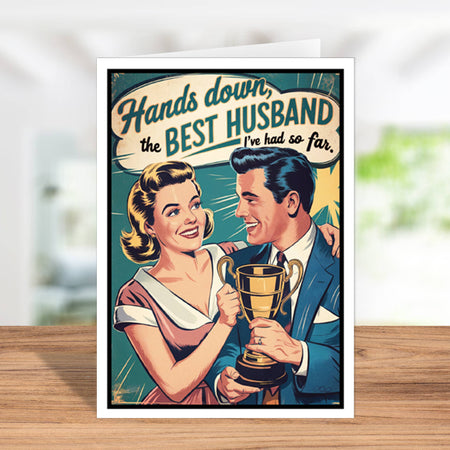 BEST HUSBAND SO FAR CARD