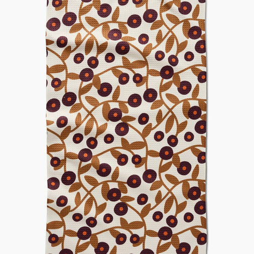 SWIRLING VINES TEA TOWEL