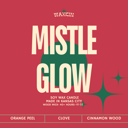 MISTLEGLOW 10 OZ. WOOD WICK CANDLE