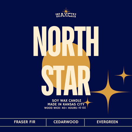 NORTH STAR 10 OZ. WOOD WICK CANDLE