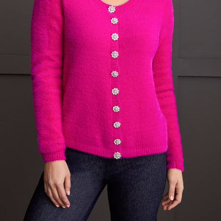 SWEATER CARDIGAN WITH FANCY BUTTONS