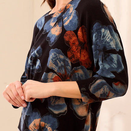 MAPLE BLOOMS SOFT YARN SWEATER
