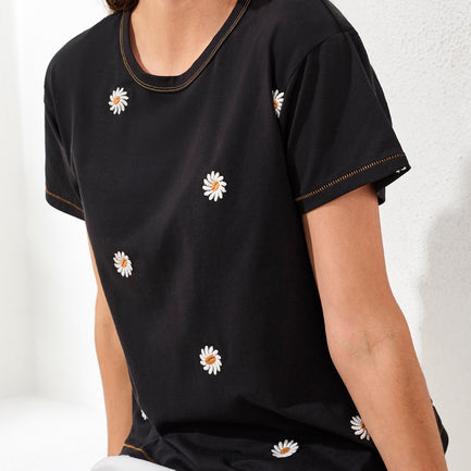 NOT THE GARDEN EMBROIDERED TEE