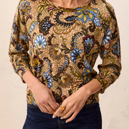 ALOE BLOSSOM SOFT YARN SWEATER