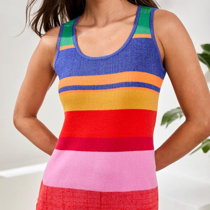 COLORBLOCKED YOUR SWEATER TANK