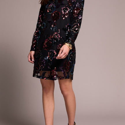 HEPBURN SEQUINED COCKTAIL DRESS