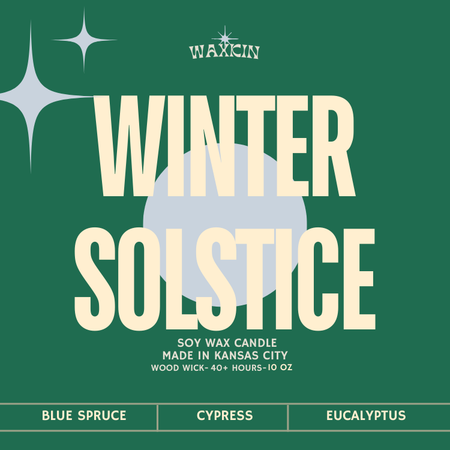 WINTER SOLSTICE 10 OZ. WOOD WICK CANDLE