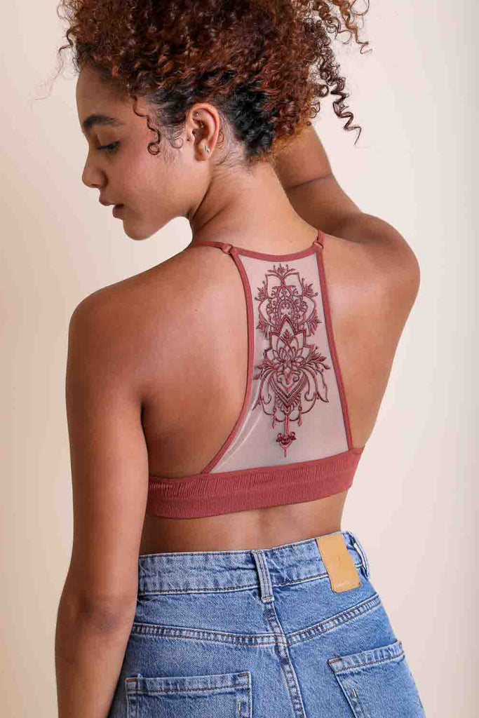 Tattoo Mesh Racerback Bralette - XS/S Avail. – Harp & Sole Boutique