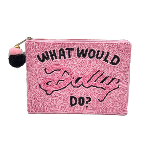 WHAT WOULD DOLLY DO COIN POUCH