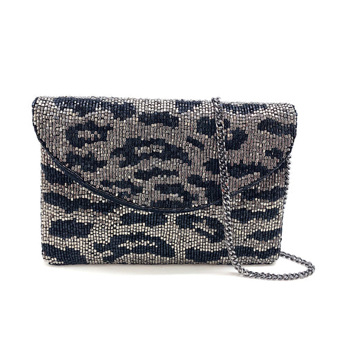 ANIMAL MINI BEADED CROSSBODY PURSE